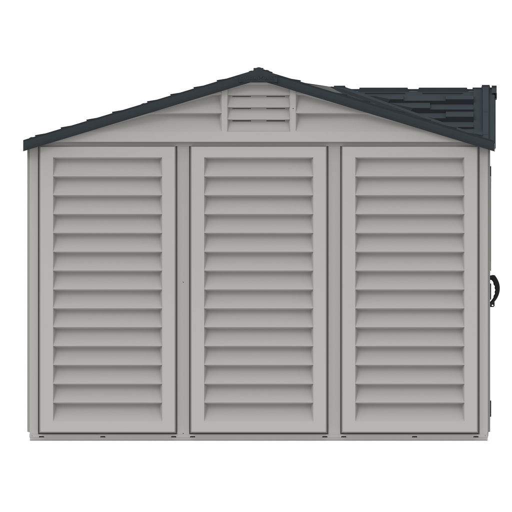 DuraMax Apex Pro 10.5x8 Plastic Vinyl Outdoor Shed 40116